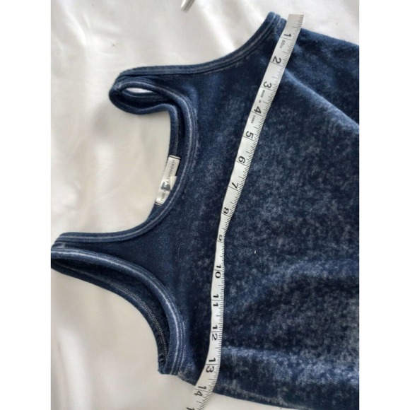 Kid Thread 4 Thought Recycled Polyester Organic Cotton Soft Navy Romper Sz 7 - Picture 6 of 6
